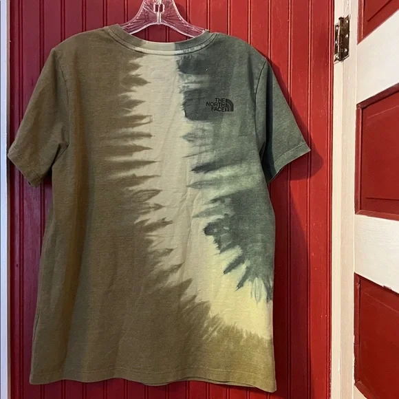 The North Face Phil Henderson Tee - Green and Brown Tie Dye Large - Picture 3 of 7